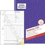 Avery Zweckform Rechnung 1733 Kleinunternehmer DIN A5 SD 2x40 Bl