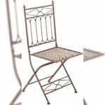 CLP Klappstuhl Asina Metall HBT: 95x40x40 cm antik braun