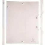 Exacompta 55860E 30x Sammelmappe mit 3 Klappen und Gummizug aus PP 500&mu;...