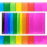 Exacompta 85970E 8x Sichtmappe aus PP 500&mu;, 100 H&uuml;llen, 24x32cm f&uuml;r DIN A4 -