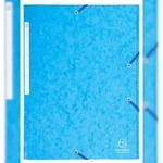 Exacompta 17112H 25x Sammelmappe mit Gummizug und 3 Klappen, Maxi-Kapazit&auml;t,...