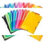 Exacompta 55929E 25x Sammelmappe A4 mit 3 Klappen und Gummizug aus...