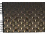 Exacompta 16295E Fotoalbum mit Spiralbindung, 50 schwarze Seiten, N&eacute;o D&eacute;co -