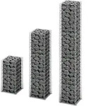 vidaXL Gabionen-Set 3-tlg. Verzinkter Draht