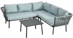 Outsunny - Rattan - 120Lx71Wx65Hcm - Grau+Blau