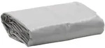 vidaXL Abdeckplane Grau 5x6 m 650 g/m2