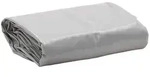 vidaXL Abdeckplane Grau 1x2,5 m 650 g/m2
