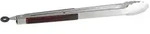 Relaxdays K&uuml;chenzange Edelstahl, Grillzange m. Holzgriff, 38 cm Edelstahlzange,
