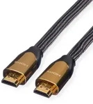 ROLINE 4K PREMIUM HDMI Ultra HD Kabel mit Ethernet, ST/ST, schwarz, 2 m