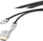 SpeaKa Professional HDMI Anschlusskabel HDMI-A Stecker, HDMI-A Stecker 0.50 m Schwarz