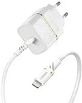 Otterbox Wand-Ladeger&auml;t mit Lightning auf USB-C Kabel | 20W | 1M | wei&szlig; | Fast