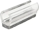 WAGNER Klemmschalengleiter f&uuml;r Rundrohr 4tlg. - 50 x 11/12 x 11/19 mm, Filz 8...