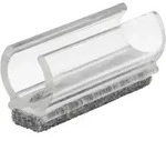 WAGNER Klemmschalengleiter f&uuml;r Rundrohr 4tlg. - 50 x 11/16 x 16/24 mm, Filz 8...