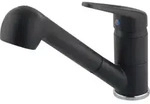 Franken Franke Messing Hochdruck Armatur Novara Plus mit Auszugsbrause Onyx