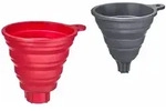 Westmark Trichter-Set, 2-tlg., rot + grau, Silikon, 21212270