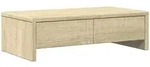 vidaXL Monitorst&auml;nder mit Schubladen Sonoma-Eiche 50x27x15 cm