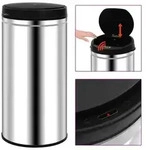 vidaXL Automatischer Sensor-M&uuml;lleimer 70 L Edelstahl