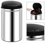 vidaXL Automatischer Sensor-M&uuml;lleimer 40 L Edelstahl