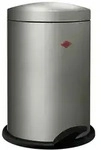 Wesco Treteimer Base Softer 116, Bad Abfalleimer, M&uuml;lleimer, Stahlblech, Neusilber,