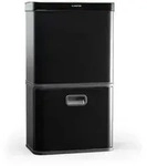 Klarstein Touchless Sensor-M&uuml;lleimer 56L Edelstahl Soft-Close 3 Beh&auml;lter