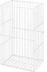 Satino Abfallsammler 330110 Draht gro&szlig; 60 Liter wei&szlig;