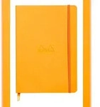Rhodiarama Notizbuch A5 Softcover, 80 Blatt elfenbein 90g, liniert, mit