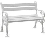 BLOME Linderhof Bank 2er wei&szlig;