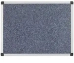 Bi-Office Feuerhemmende Filz-Pinnwand grau 150x120cm