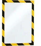DURABLE Magnetrahmen DURAFRAME SECURITY, A4, gelb/schwarz