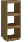 vidaXL B&uuml;cherregal/Raumteiler Honigbraun 40x35x103 Massivholz Kiefer