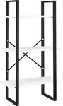 vidaXL Lagerregal Wei&szlig; 60x30x105 cm Holzwerkstoff