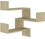 vidaXL Wand-Eckregal Sonoma-Eiche 40x40x50 cm Holzwerkstoff
