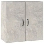 vidaXL Wandschrank Betongrau 60x31x60 cm Holzwerkstoff