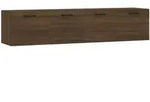 vidaXL Wandschr&auml;nke 2Stk Braun Eichen-Optik 60x36,5x35cm Holzwerkstoff