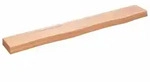 vidaXL Wandregal Hellbraun 80x10x4 cm Massivholz Eiche Behandelt