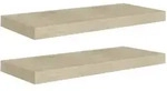 vidaXL Schwebende Wandregale 2 Stk. Eichefarben 60x23,5x3,8cm MDF