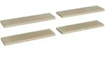 vidaXL Schwebende Wandregale 4 Stk. Eichefarben 90x23,5x3,8 cm MDF
