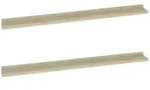 vidaXL Wandregale 2 Stk. Sonoma-Eiche 100x9x3 cm