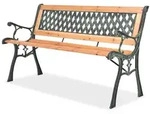 vidaXL Gartenbank 122 cm Holz