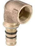 Geberit &Uuml;bergangsbogen Mepla &Oslash; 20 mm x Rp 1/2 90&deg; mit IG Rotguss