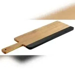 APS Servierbrett/Speisenbrett -AKAZIE SCHIEFER-42 x 18 cm, H: 1,5 cm