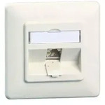 Metz Connect Anschlussdose C6Amodul UP TN C6Amod-1UP-180rw 130B11D11002E90