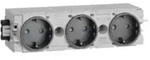 Tehalit Steckdose 3-fach gs GS3000 gsw GS30009011