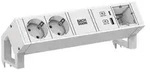 BACHMANN DESK2 white 2xCEE7/3 1xCM 1xUSB A/C 22W 0,2m GST18
