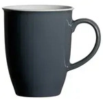 Ritzenhoff & Breker Kaffeebecher / Doppio / Porzellan / Anthrazit / 320 Ml