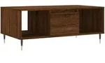 vidaXL Couchtisch Braun Eichen-Optik 90x50x36,5 cm Holzwerkstoff