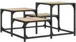 vidaXL Couchtisch Sonoma-Eiche 68x68x40 cm Holzwerkstoff