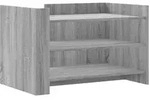 vidaXL Couchtisch Grau Sonoma 80x50x50 cm Holzwerkstoff