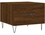 vidaXL Couchtisch Braun Eichen-Optik 50x50x40 cm Holzwerkstoff