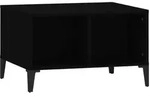 vidaXL Couchtisch Schwarz 60x50x36,5 cm Holzwerkstoff